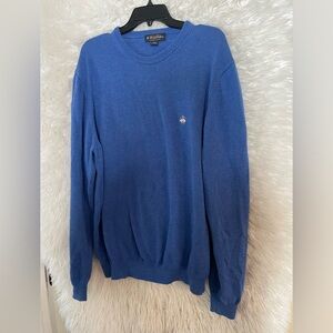 Brooks Brothers Men’s Supima Cotton Blue Crewneck Pullover Sweater. Size XXL